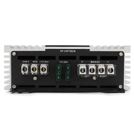 ZAPCO ST-2XP SQ III 2-kanałowy wzmacniacz klasy AB o wysokiej jakości dźwięku 2-kanałowy, wysokowydajny wzmacniacz klasy AB SQ, 4Ω: 2 x 150W